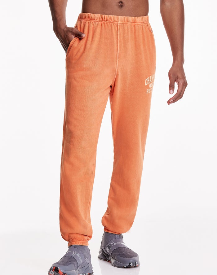 Champion Broek Heren - Oranje - Lightweight Fleece ( 902367-HUV )